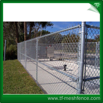 Hot dipped galvanized diamond mesh fence